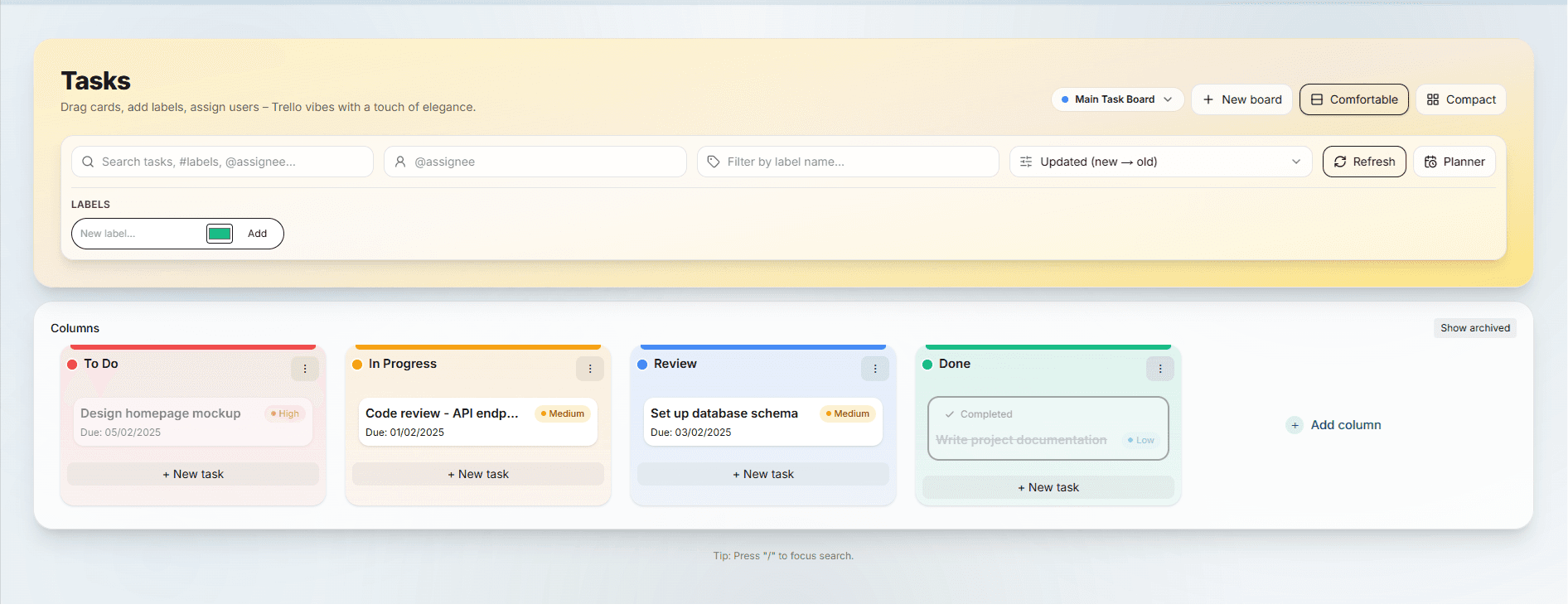 Avanceret opgavestyring